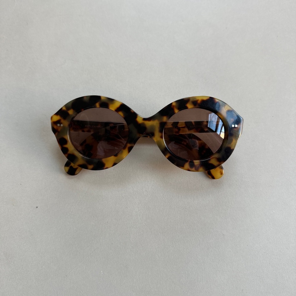 Cutler and gross Tortoise Shell Sunglasses